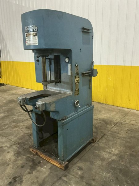 8 TON X 12" STROKE DENISON HYDRAULIC C-FRAME PRESS: YOBRO #26217
