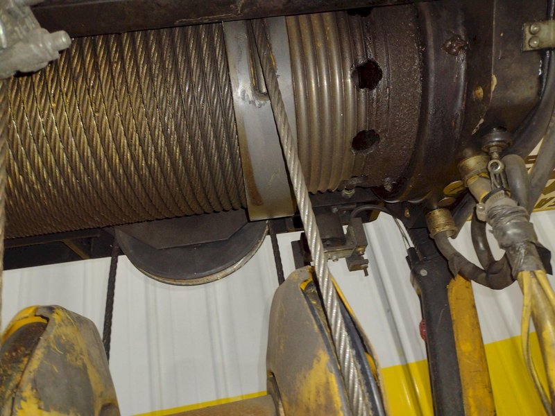 5 TON 10,000 LBS KONE MODEL #FEM 1AM POWER CABLE HOIST WITH TROLLEY: STOCK #18668