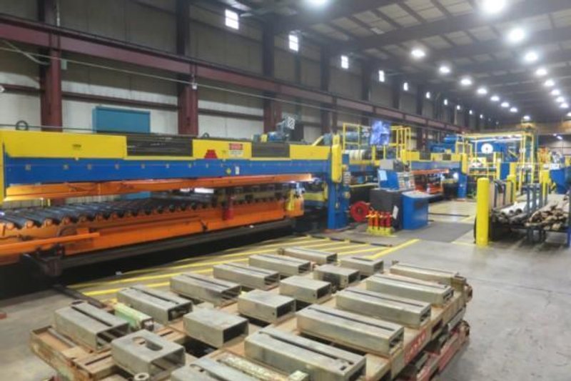 76" x .100" x 72K AUTOMATIC FEED TRAPEZOID CUT-TO-LENGTH LINE - UPGRADE 2020