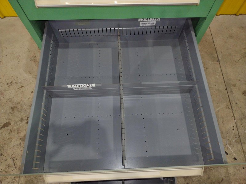 5 DRAWER VIDMAR INDUSTRIAL STORAGE CABINET 30" X 27.5" X 59": STOCK #21373 (60 AVAILABLE)