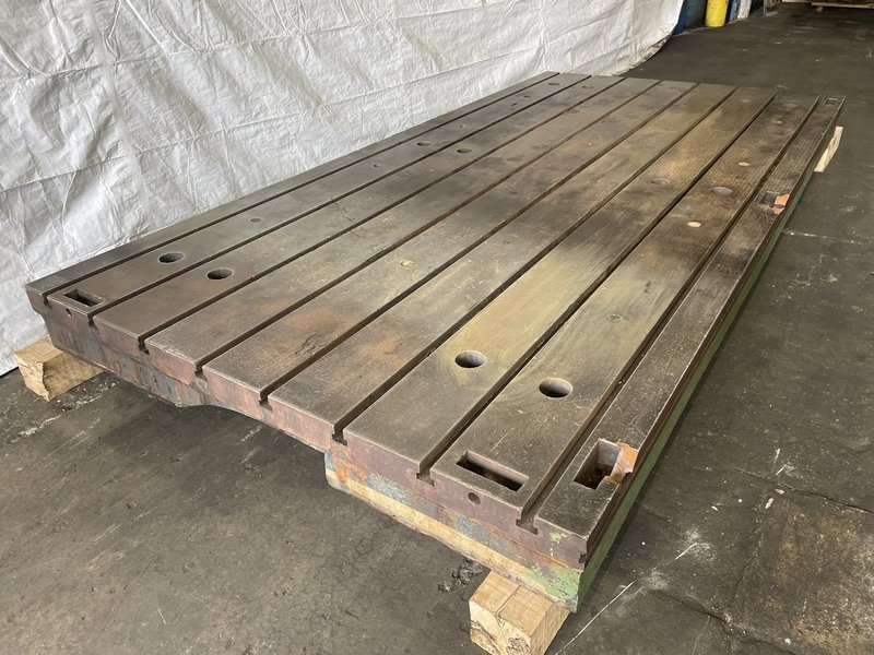 80" X 157" X 13" G &amp; L T SLOTTED FLOOR PLATE:  STOCK #76803