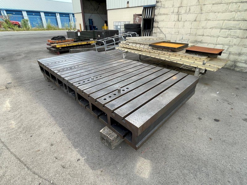 120" x 60" x  12" T-Slotted Riser Plate