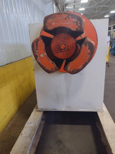 10,000 LB 5 TON X 42" AMERICAN STEEL LINE MODEL #1000 PULL OFF  COIL REEL / UNCOILER: STOCK #15291