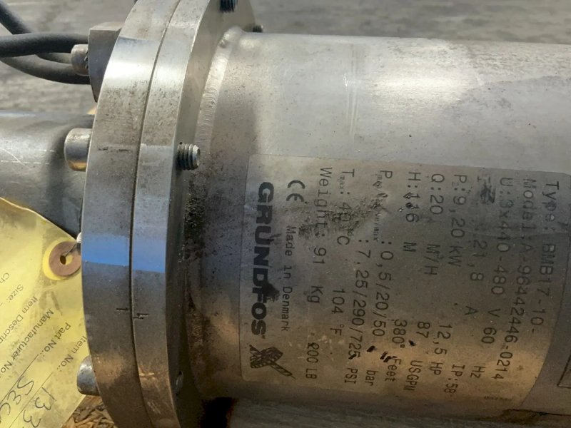 Grundfos Alfa Laval Contherm Scraped Surface Heat Exchanger - Ms6000