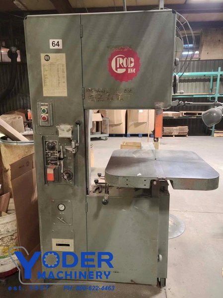 18" GROB MODEL 4V-18 VERTICAL BAND SAW: STOCK #77902