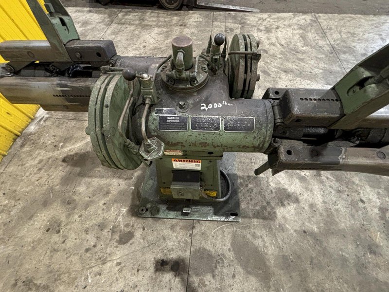 3,000 LBS X 12" LITTELL MODEL #20-12 DOUBLE END PULL OFF UNCOILER COIL REEL: STOCK #23705