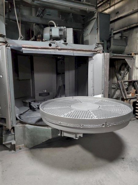 72" PANGBORN MODEL #6LK ROTOBLAST SWING OUT TABLE (2 TABLES)  SHOT BLAST MACHINE: STOCK #22783