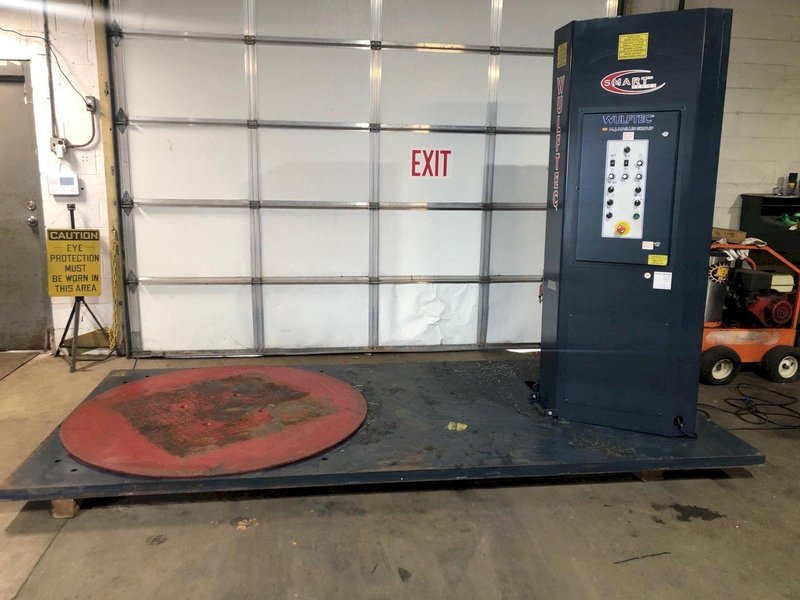 WULFTEC SEMI AUTO STRETCH WRAPPING MACHINE