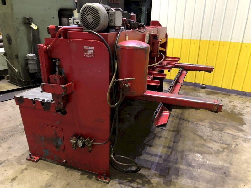 10' X 10 GAUGE ALLSTEEL METAL HYDRAULIC POWER SQUARING SHEAR: STOCK #18315