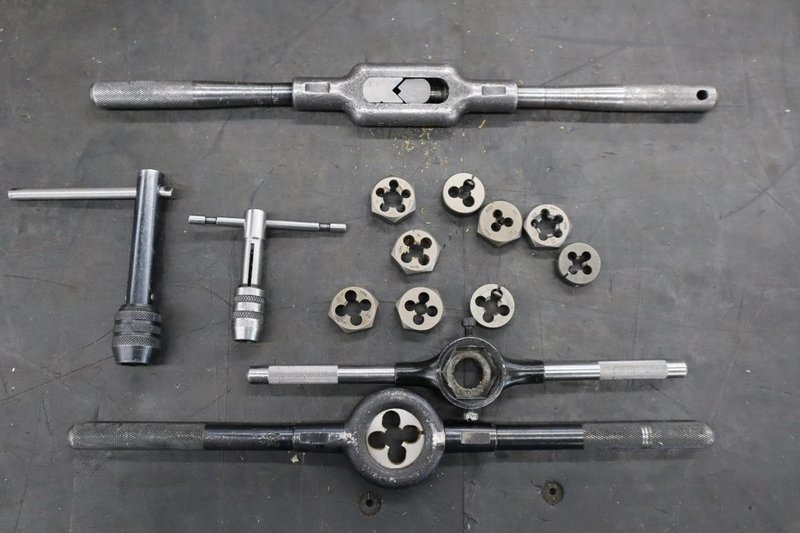 Hand Die Set with Wrench and Dies- Auction Item
