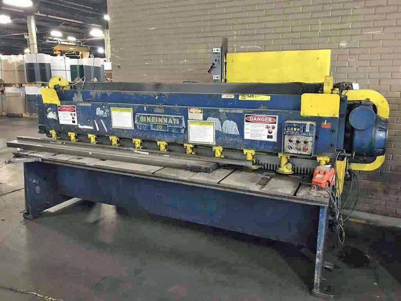 0.135" x 10' Cincinnati Power Sq. Shear