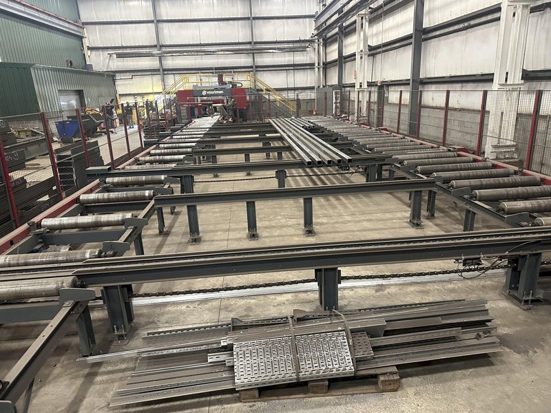 41" X 18" VOORTMAN BEAM LINE, VB1050 SAW,  V630DRILL &amp; V808 PLASMA COPER ROBOT, NEW 2016: STOCK 20792