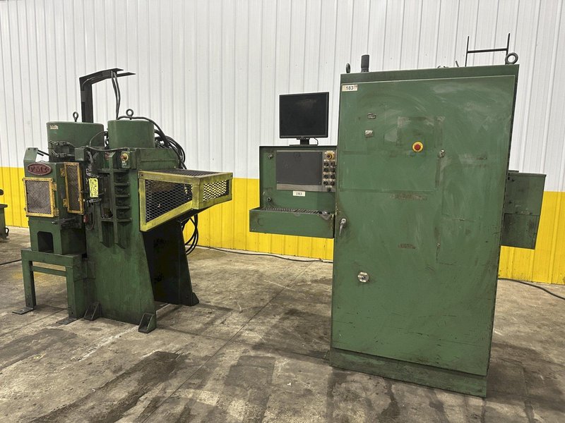 16" X 1" STEEL PLATE FRANKLIN FMI HYDRAULIC PUNCH &amp; SHEAR LINE: STOCK #23099