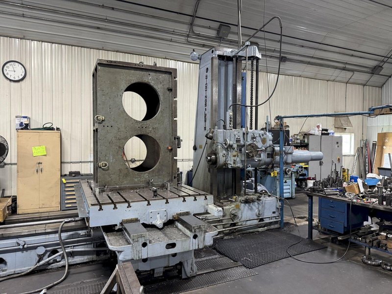 5" Giddings &amp; Lewis Model 350T Table Type Horizontal Boring Mill