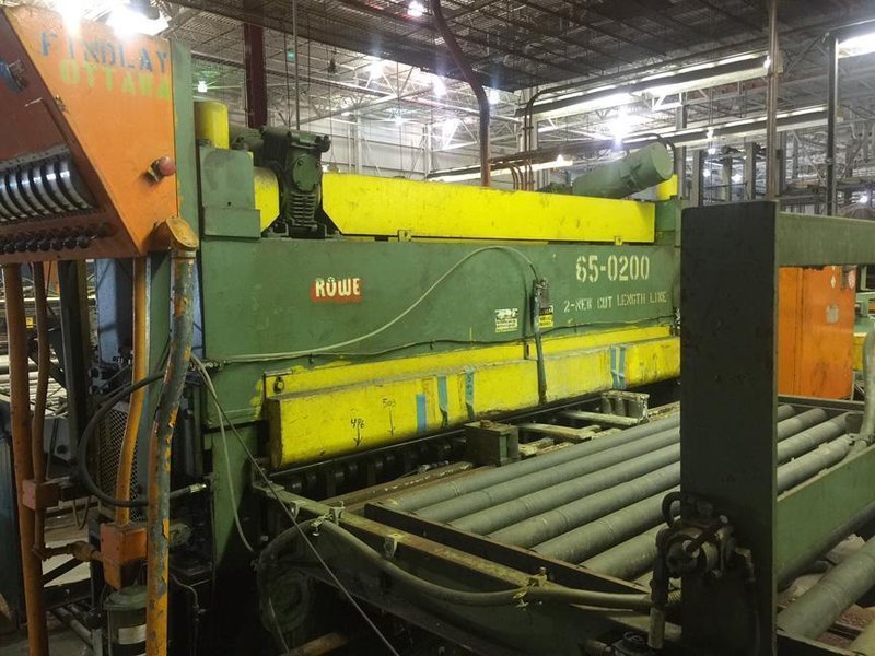 60" x .065" X 40,000 LBS ROWE CUT TO LENGTH LINE