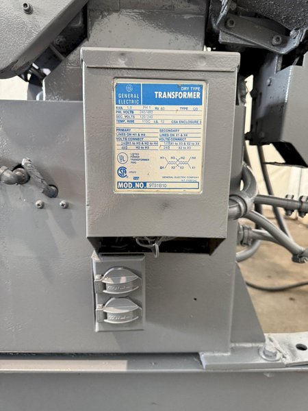 10" X 10" AMADA HA250SA HORIZONTAL BANDSAW. STOCK # 0558025.