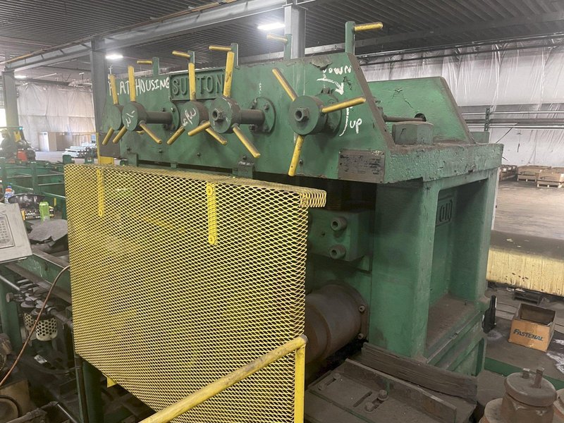 2-1/2" SUTTON MODEL 2-1/2L 18-ROLL 2-PLANE SHAPE &amp; BAR STRAIGHTENER. STOCK # 1060121