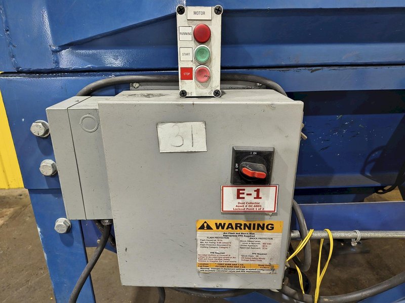 3,040 CFM X 7.5 HP TORIT MODEL #DFO2-8 DUST COLLECTOR: YOBRO #26046