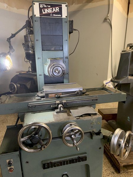 Okamoto Linear 612/14 High Precision Hand Feed Surface Grinder