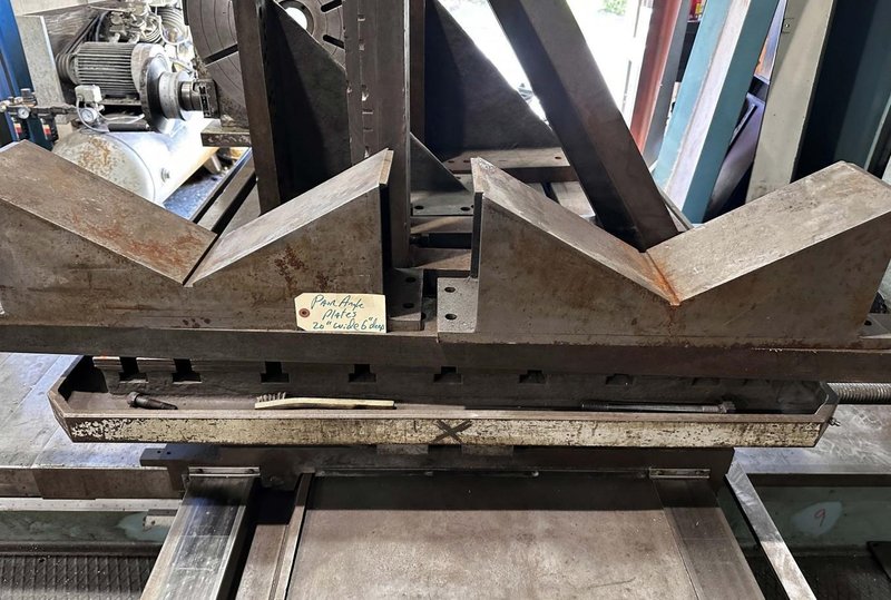 3.5"  x 40 TAPER TOS MODEL #W9 ROTARY TABLE HORIZONTAL BORING MILL WITH FACING HEAD : YOBRO 25160