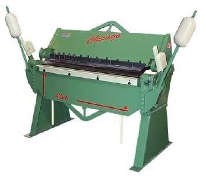 12 Ga x 8 ft New Chicago Box &amp; Pan Brake Model BPU812-6