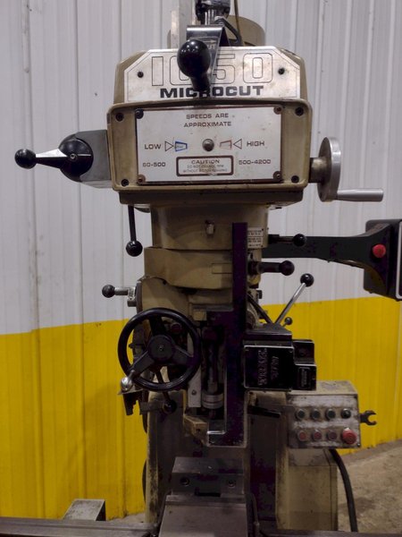 3 HP WILLIS  MODEL #MICRO CUT 1050 CNC TRAK AGE2 CONTROL RAM TYPE MILL: YOBRO #24806