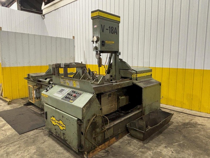 18" X 20" HYD-MECH MODEL #V-18A AUTOMATIC VERTICAL TILT BANDSAW: YOBRO #24001