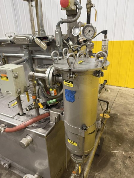 2018 JENFAB STAINLESS MODEL #LJ 19" ROTARY DRUM WASH / RINSE / DRAY PARTS WASHER SYSTEM: YOBRO #24681