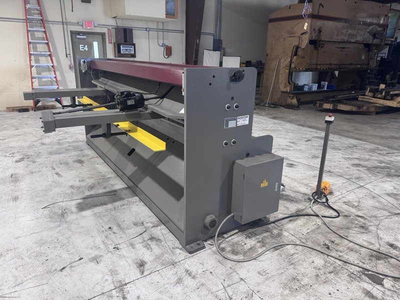 GMC Machinery HS-1010E 10′ x 10-Gauge Heavy Duty Hydraulic Metal Shear, 2025 – w/ 36″ Power Back Gauge