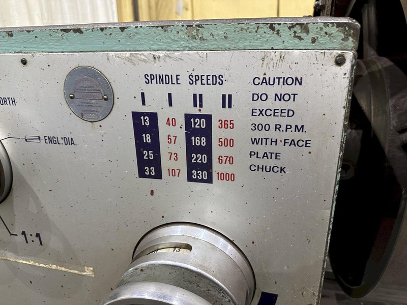 34" X 108" LANSING ENGINE LATHE: STOCK #77257