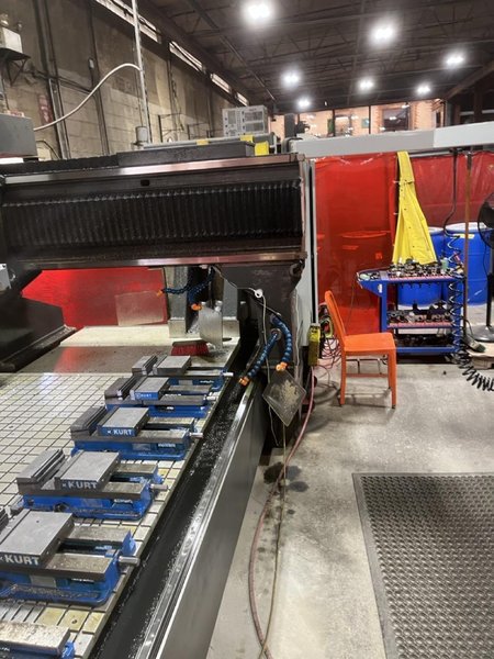 Haas GR-510 CNC Gantry Router, 2013 – 4′ x 10′ Table, Coolant System, Automatic Tool Changer