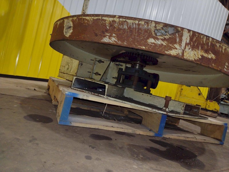 5000 LB X 42" DURANT MODEL #5025-42 R SERIES MOTORIZED HORIZONTAL PALLET DECOILER STOCK #3817