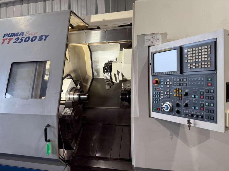 Daewoo Puma TT2500SY Multi Axis CNC Lathe – Y Axis Twin Spindle Twin Turret