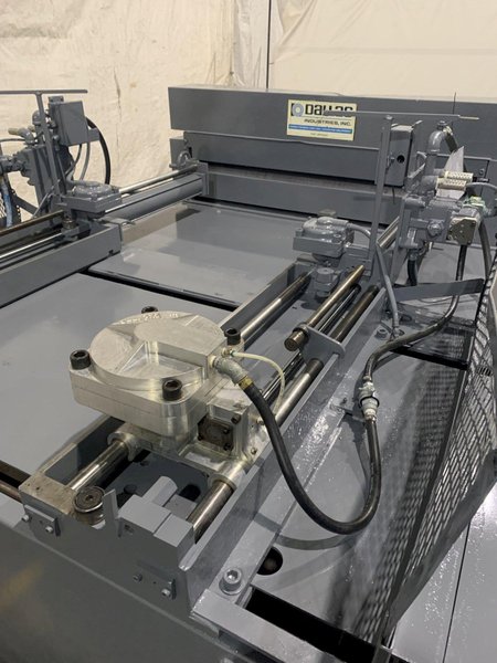 60" X .190" DALLAS 2D-400 AIR FEEDER WITH POWERED PINCH ROLLS. STOCK # 1247223
