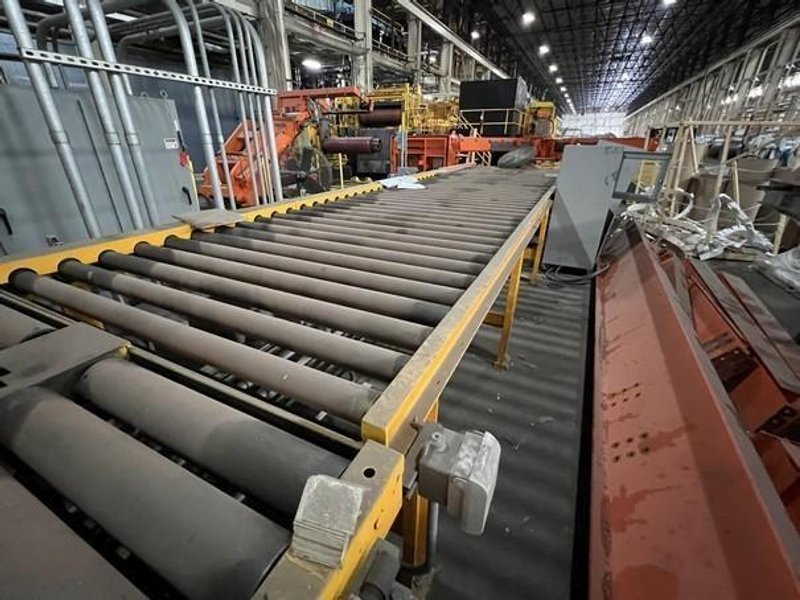 72" x 10,000 LB Banding Line With 5 Ton Monorail System STOCK #3044