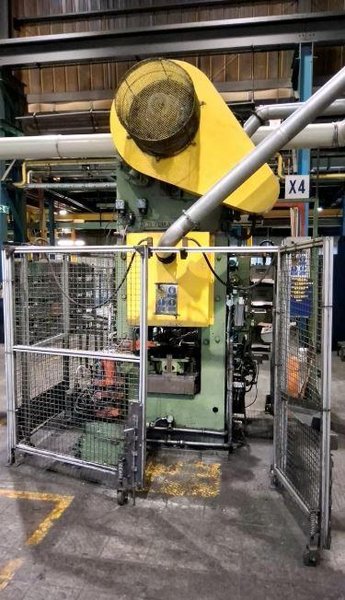100 TON WILKINS &amp; MITCHELL HOT FORGING PRESS W/ SUB PRESS