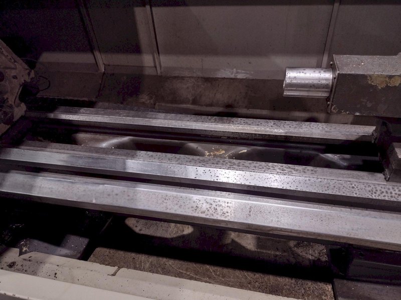 20" X 80" NARDINI MODEL LOGIC 250G CNC FLAT BED LATHE TURNING CENTER, 3.125" HOLE: STOCK #19739