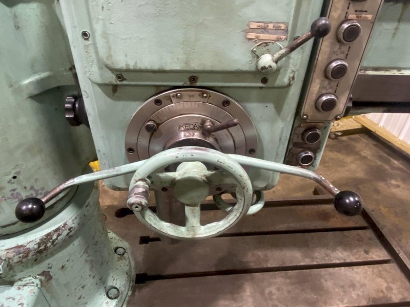 4' X 13" IKEDA MODEL #RM1300 RADIAL DRILL PRESS: STOCK 17077