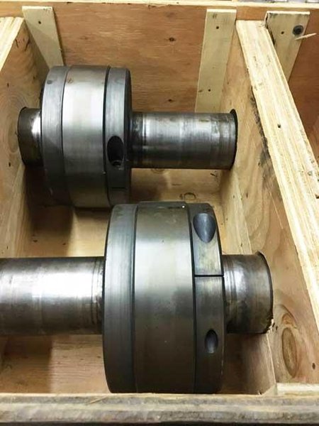 10" x 2", FENN 2 HI WIRE FLATTENING MILL, 75 HP DC, CARBIDE SHELL ROLLS (12009)