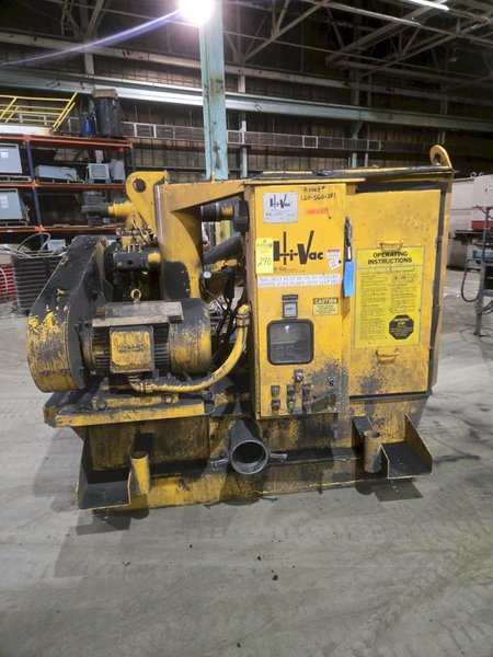 Hi-Vac model 450 50hp vacuum s/n HV 3164, 53275 hours , stationary mounted