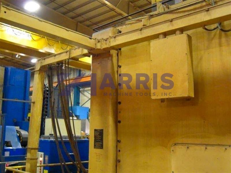 124" Bullard Dyn-au-tape 2 Axis CNC Vertical Boring Mill with Fanuc 15TT Control