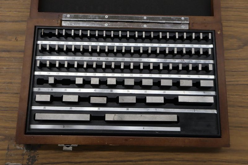 Starret Gage Block Set: .05 - 4" with Case- Auction Item