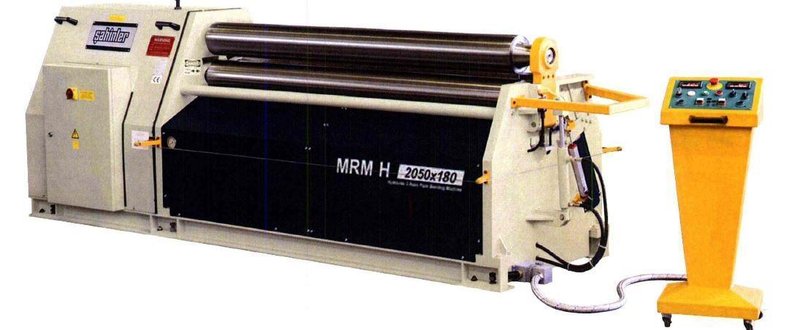 1/4" x 5 ft, New Sahinler Hydraulic Plate Bending Roll Model MRM-H 1550-150