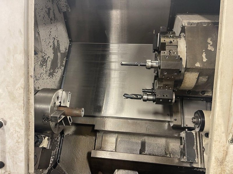 Daewoo Puma 240 CNC Lathe, 2005 – Fanuc, Tailstock
