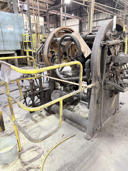 Shalco model u180 shell core machine with gun drilled heater plates, parts machine (no sand feed hopper)