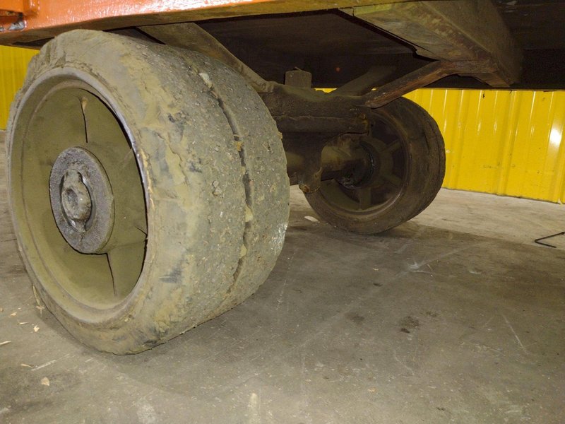 (2) 72" X 36" A STREICH &amp; BROS HEAVY DUTY FLAT BED TOW CARTS: STOCK #23688