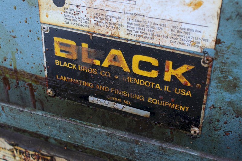 74" BLACK BROTHERS ROLLER COATER MACHINE: STOCK #76449
