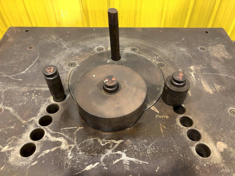 1-1/8" GENSCO MODEL #MULTILEC ROTARY HYDRAULIC REBAR BENDER: STOCK #19070
