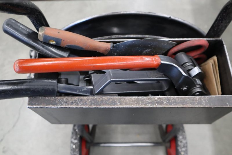Metal Banding Set with Cart, Tools and Metal Banding Material- Auction Item
