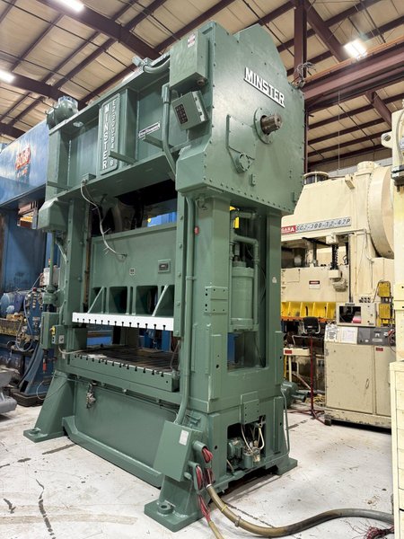 300-ton Minster E2-300-84-48 Hevi-Stamper Used Straight Side Stamping Press For Sale, Year 1981